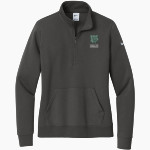 WEST DEPTFORD HIGH SCHOOL EAGLES <span class="pdp-name-mascot">WEST DEPTFORD EAGLES</span> Nike Women's Club Fleece Sleeve Swoosh 1/2-Zip Pullover Front Thumbnail