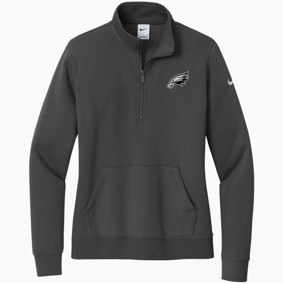 Williams Field Black Hawks <span class="pdp-name-mascot">Williams Field Black Hawks</span> Nike Women's Club Fleece Sleeve Swoosh 1/2-Zip Pullover