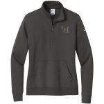 Evergreen Lutheran Eagles <span class="pdp-name-mascot">Evergreen Lutheran Eagles</span> Nike Women's Club Fleece Sleeve Swoosh 1/2-Zip Pullover Front Thumbnail