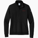Katz Yeshiva Storm Nike Women's Club Fleece Sleeve Swoosh 1/2-Zip Pullover Front Thumbnail