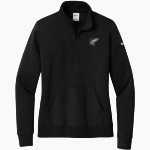 Blaker Kinser Sharks <span class="pdp-name-mascot">Blaker Kinser Sharks</span> Nike Women's Club Fleece Sleeve Swoosh 1/2-Zip Pullover Front Thumbnail