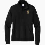 BELLEVILLE HIGH SCHOOL WILDCATS <span class="pdp-name-mascot">BELLEVILLE WILDCATS</span> Nike Women's Club Fleece Sleeve Swoosh 1/2-Zip Pullover Front Thumbnail