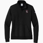 Pacific Northwest Gladiators <span class="pdp-name-mascot">Pacific Northwest Christian College Gladiators</span> Nike Women's Club Fleece Sleeve Swoosh 1/2-Zip Pullover Front Thumbnail