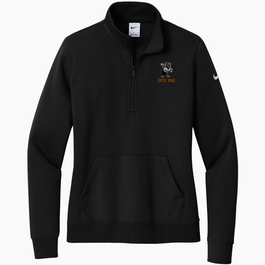 CALDWELL HIGH SCHOOL HORNETS <span class="pdp-name-mascot">CALDWELL HORNETS</span> Nike Women's Club Fleece Sleeve Swoosh 1/2-Zip Pullover