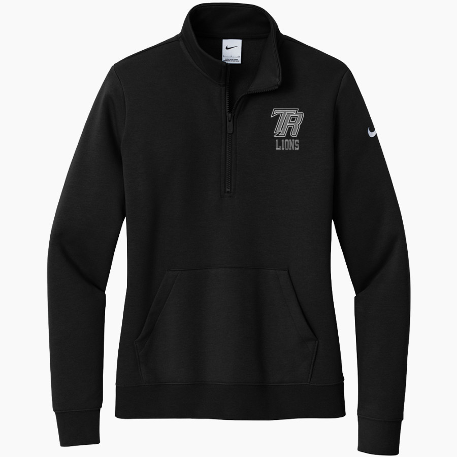 Dr. Thomas Randle Lions <span class="pdp-name-mascot">Thomas Randle HS Lions</span> Nike Women's Club Fleece Sleeve Swoosh 1/2-Zip Pullover