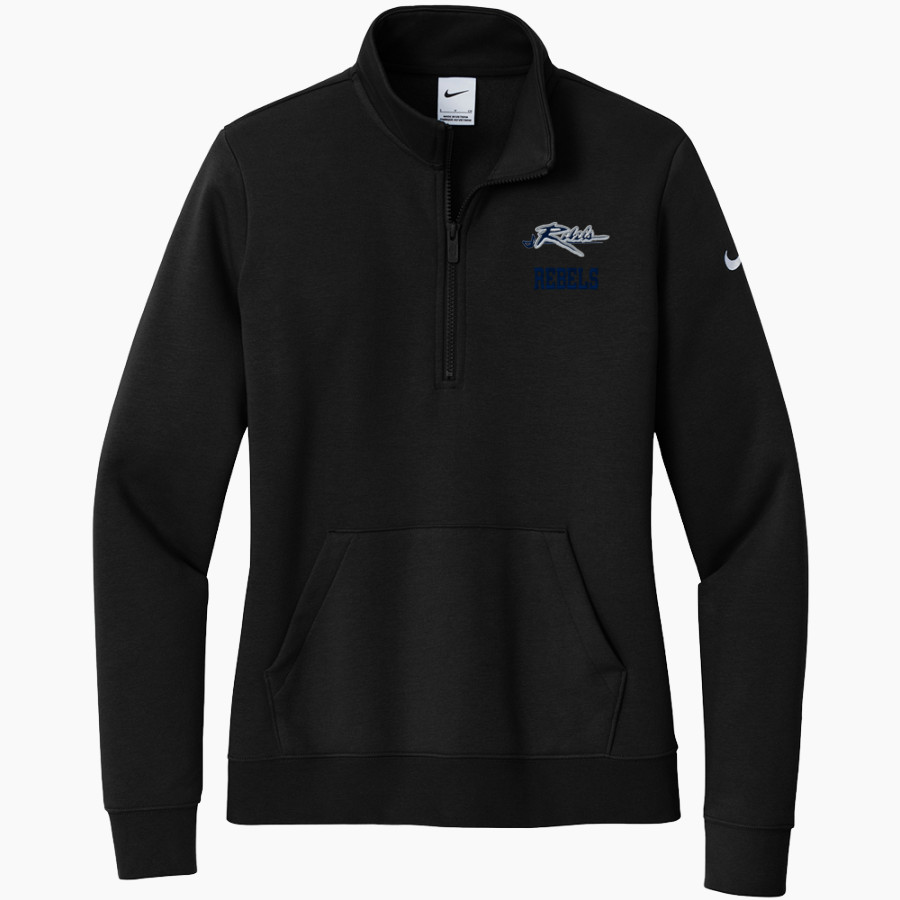 PATRICK HENRY HIGH SCHOOL REBELS <span class="pdp-name-mascot">PATRICK HENRY REBELS</span> Nike Women's Club Fleece Sleeve Swoosh 1/2-Zip Pullover