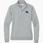 Houghton Academy Panthers <span class="pdp-name-mascot">Houghton Academy Panthers</span> Nike Women's Club Fleece Sleeve Swoosh 1/2-Zip Pullover Front Thumbnail
