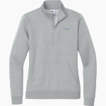 FOREST HILLS NORTHERN HIGH HUSKIES Nike Women's Club Fleece Sleeve Swoosh 1/2-Zip Pullover Front Thumbnail