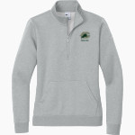 ARCHBISHOP CARROLL HIGH SCHOOL LIONS <span class="pdp-name-mascot">ARCHBISHOP CARROLL LIONS</span> Nike Women's Club Fleece Sleeve Swoosh 1/2-Zip Pullover Front Thumbnail