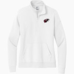 Benavides Eagles <span class="pdp-name-mascot">Benavides Eagles</span> Nike Women's Club Fleece Sleeve Swoosh 1/2-Zip Pullover Front Thumbnail