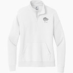 PBS HSA Wolves <span class="pdp-name-mascot">PBSHSA Wolves</span> Nike Women's Club Fleece Sleeve Swoosh 1/2-Zip Pullover Front Thumbnail