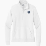 Texas School for the Deaf Nike Women's Club Fleece Sleeve Swoosh 1/2-Zip Pullover Front Thumbnail