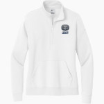 Legacy Eagles <span class="pdp-name-mascot">Legacy Charter Eagles</span> Nike Women's Club Fleece Sleeve Swoosh 1/2-Zip Pullover Front Thumbnail