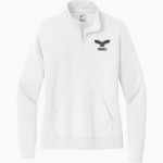 PENINSULA HIGH SCHOOL SEAHAWKS <span class="pdp-name-mascot">PENINSULA SEAHAWKS</span> Nike Women's Club Fleece Sleeve Swoosh 1/2-Zip Pullover Front Thumbnail