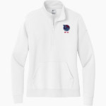 Mesquite Desert Dogs Nike Women's Club Fleece Sleeve Swoosh 1/2-Zip Pullover Front Thumbnail