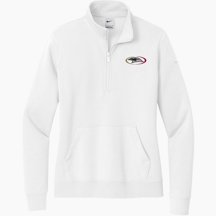 Rio Rico Hawks <span class="pdp-name-mascot">Rio Rico Hawks</span> Nike Women's Club Fleece Sleeve Swoosh 1/2-Zip Pullover