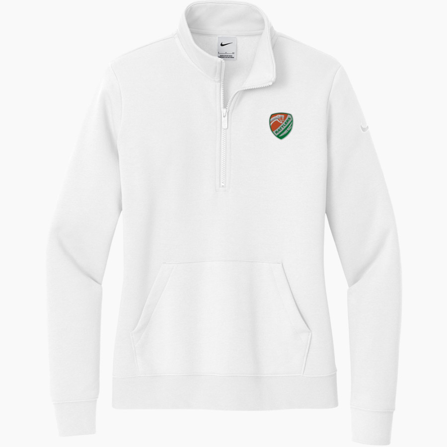 JOHN LEFLORE HIGH SCHOOL RATTLERS <span class="pdp-name-mascot">JOHN LEFLORE RATTLERS</span> Nike Women's Club Fleece Sleeve Swoosh 1/2-Zip Pullover