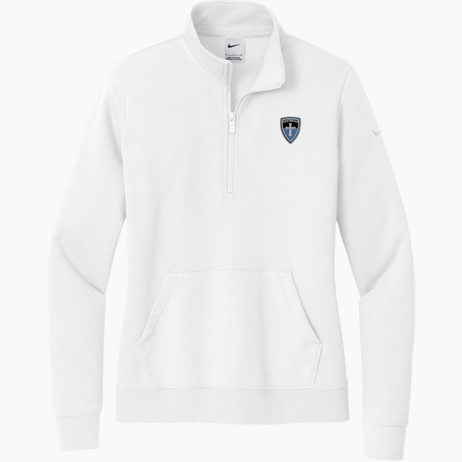 Northstar Christian Knights <span class="pdp-name-mascot">Northstar Christian Academy Knights</span> Nike Women's Club Fleece Sleeve Swoosh 1/2-Zip Pullover