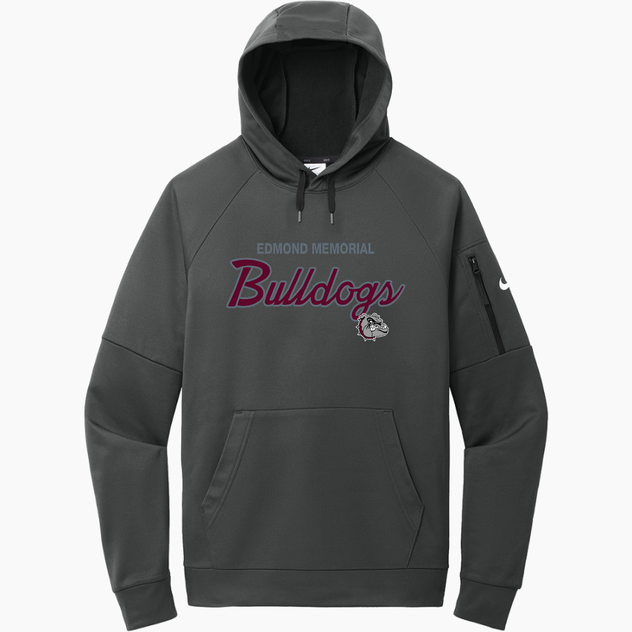 EDMOND MEMORIAL HIGH SCHOOL BULLDOGS <span class="pdp-name-mascot">EDMOND MEMORIAL BULLDOGS</span> Nike Men's Therma-Fit Pocket Pullover Fleece Hoodie