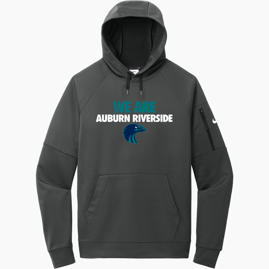 AUBURN RIVERSIDE HIGH SCHOOL RAVENS <span class="pdp-name-mascot">AUBURN RIVERSIDE RAVENS</span> Nike Men's Therma-Fit Pocket Pullover Fleece Hoodie