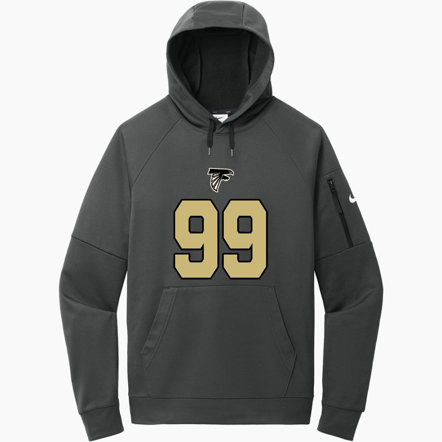 Northview Falcons <span class="pdp-name-mascot">Northview Middle School Falcons</span> Nike Men's Therma-Fit Pocket Pullover Fleece Hoodie