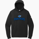 NORTH CROWLEY HIGH SCHOOL PANTHERS Nike Men's Therma-Fit Pocket Pullover Fleece Hoodie Front Thumbnail