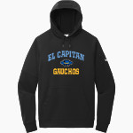 EL CAPITAN HIGH SCHOOL GAUCHOS <span class="pdp-name-mascot">EL CAPITAN GAUCHOS</span> Nike Men's Therma-Fit Pocket Pullover Fleece Hoodie Front Thumbnail
