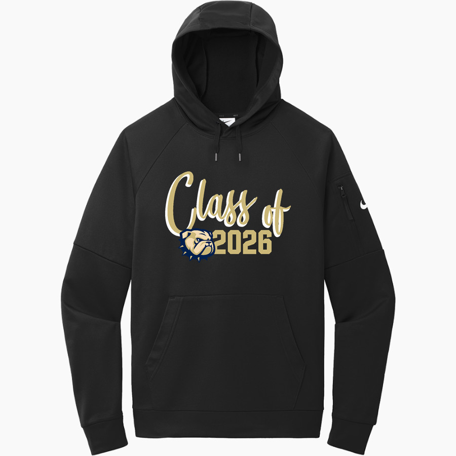 Wingate University Bulldogs <span class="pdp-name-mascot">Wingate Bulldogs</span> Nike Men's Therma-Fit Pocket Pullover Fleece Hoodie