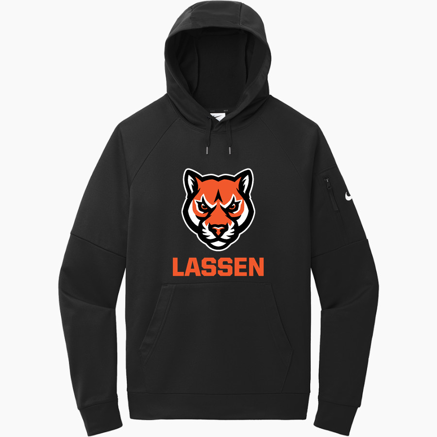 Lassen Community College Cougars <span class="pdp-name-mascot">Lassen Community College Cougars</span> Nike Men's Therma-Fit Pocket Pullover Fleece Hoodie