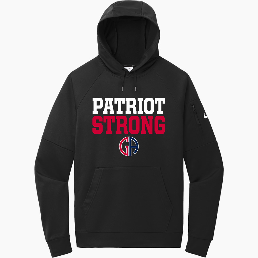 Germantown Academy Patriots <span class="pdp-name-mascot">Germantown Academy Patriots</span> Nike Men's Therma-Fit Pocket Pullover Fleece Hoodie