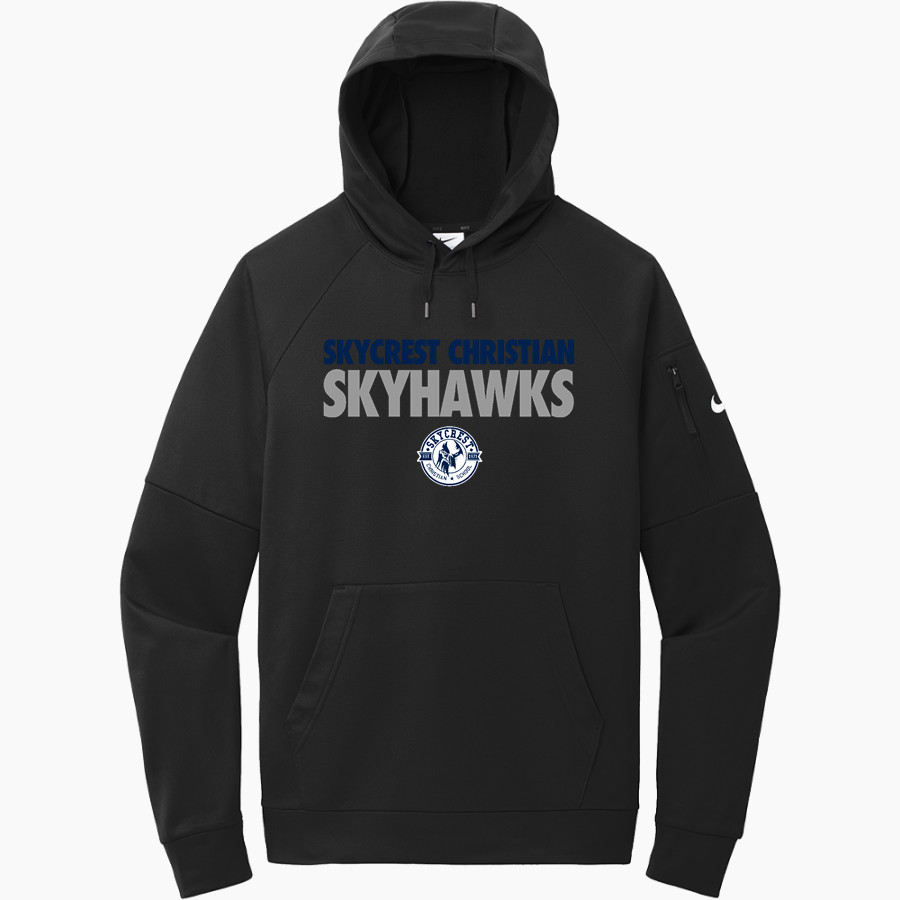 SKYCREST CHRISTIAN Skyhawks <span class="pdp-name-mascot">SKYCREST CHRISTIAN SCHOOL</span> Nike Men's Therma-Fit Pocket Pullover Fleece Hoodie