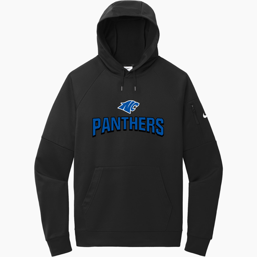 NORTH CROWLEY HIGH SCHOOL PANTHERS Nike Men's Therma-Fit Pocket Pullover Fleece Hoodie