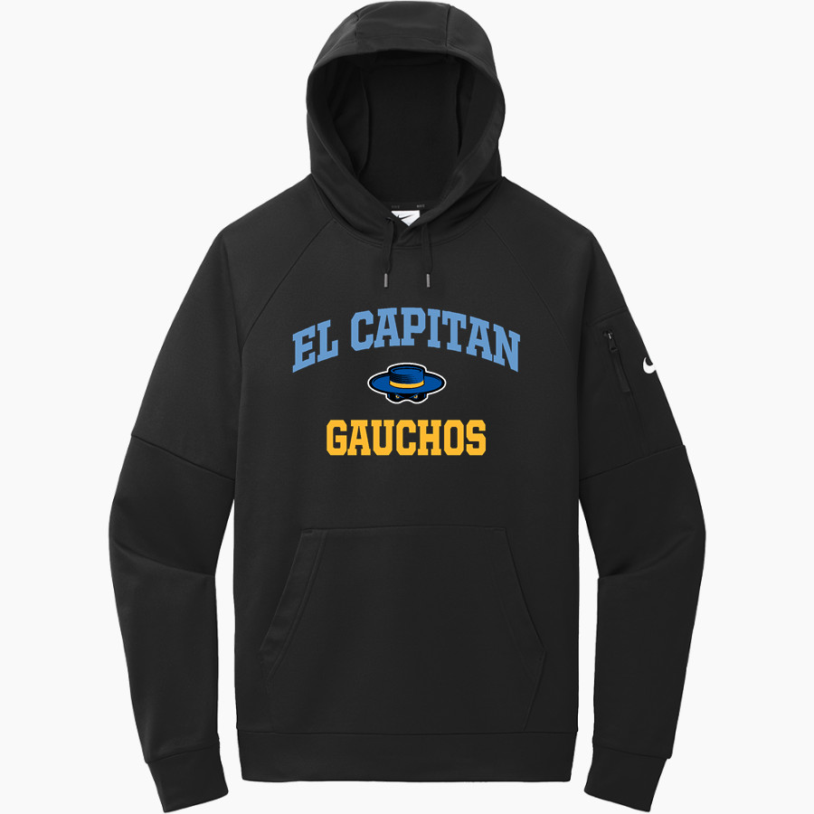 EL CAPITAN HIGH SCHOOL GAUCHOS <span class="pdp-name-mascot">EL CAPITAN GAUCHOS</span> Nike Men's Therma-Fit Pocket Pullover Fleece Hoodie