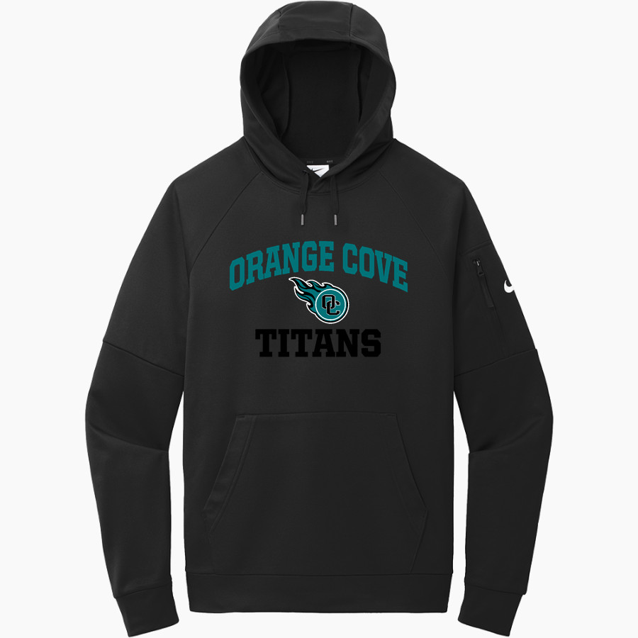 ORANGE COVE HIGH SCHOOL TITANS <span class="pdp-name-mascot">ORANGE COVE TITANS</span> Nike Men's Therma-Fit Pocket Pullover Fleece Hoodie