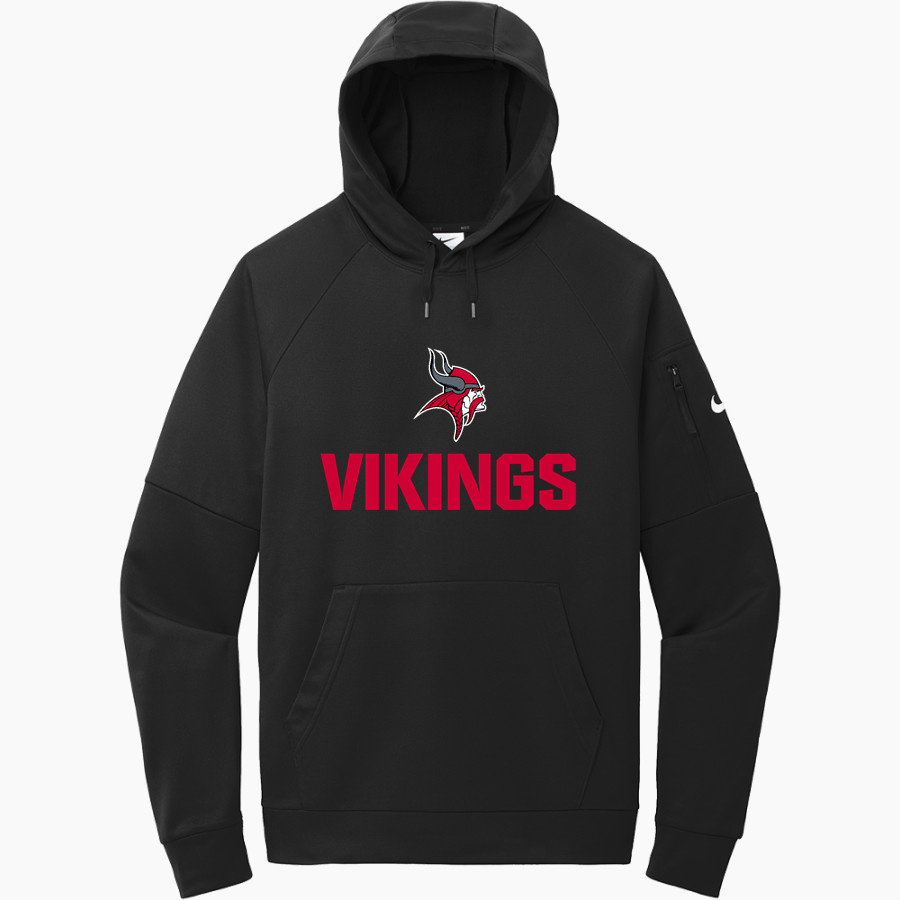 Montgomery Vikings Nike Men's Therma-Fit Pocket Pullover Fleece Hoodie