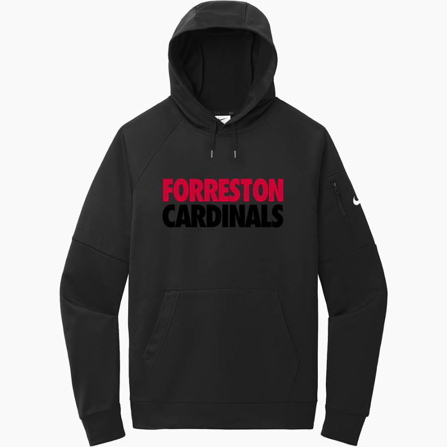 FORRESTON HIGH SCHOOL CARDINALS <span class="pdp-name-mascot">FORRESTON CARDINALS</span> Nike Men's Therma-Fit Pocket Pullover Fleece Hoodie