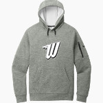 WADENA DEER CREEK HIGH SCHOOL WOLVERINES Nike Men's Therma-Fit Pocket Pullover Fleece Hoodie Front Thumbnail
