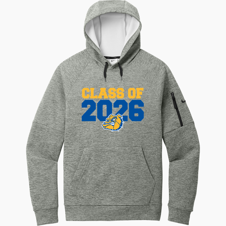 A E BEACH HIGH SCHOOL BULLDOGS <span class="pdp-name-mascot">A E BEACH BULLDOGS</span> Nike Men's Therma-Fit Pocket Pullover Fleece Hoodie