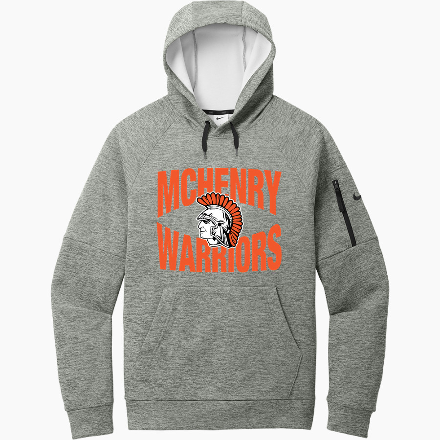 McHENRY COMM HIGH SCHOOL WARRIORS <span class="pdp-name-mascot">McHENRY WARRIORS</span> Nike Men's Therma-Fit Pocket Pullover Fleece Hoodie