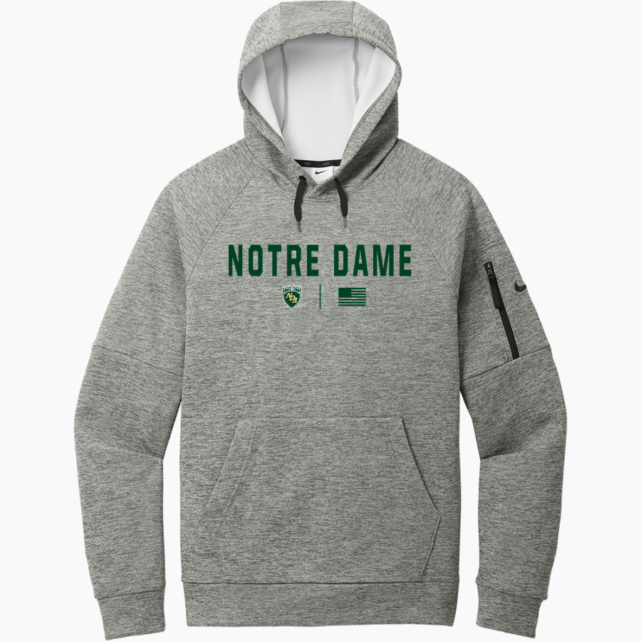 Notre Dame Academy Rebels official sideline store Nike Men's Therma-Fit Pocket Pullover Fleece Hoodie