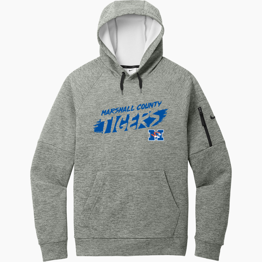 Marshall County Tigers <span class="pdp-name-mascot">Marshall County Tigers</span> Nike Men's Therma-Fit Pocket Pullover Fleece Hoodie