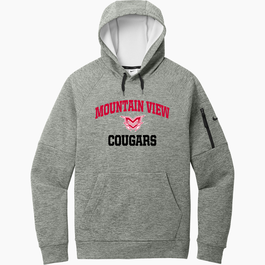 Mountain View Cougars <span class="pdp-name-mascot">Mountain View Cougars</span> Nike Men's Therma-Fit Pocket Pullover Fleece Hoodie