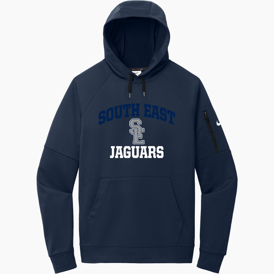SOUTH EAST HIGH SCHOOL JAGUARS <span class="pdp-name-mascot">SOUTH EAST JAGUARS</span> Nike Men's Therma-Fit Pocket Pullover Fleece Hoodie