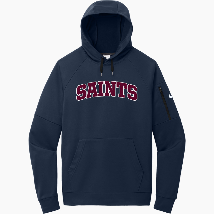 Legacy Christian Academy Saints Nike Men's Therma-Fit Pocket Pullover Fleece Hoodie