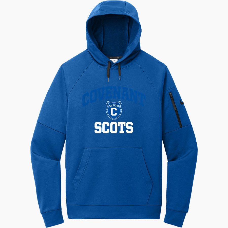 Covenant Scots Nike Men's Therma-Fit Pocket Pullover Fleece Hoodie