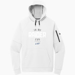 Rivier University Official Store of the Raiders Nike Men's Therma-Fit Pocket Pullover Fleece Hoodie Front Thumbnail