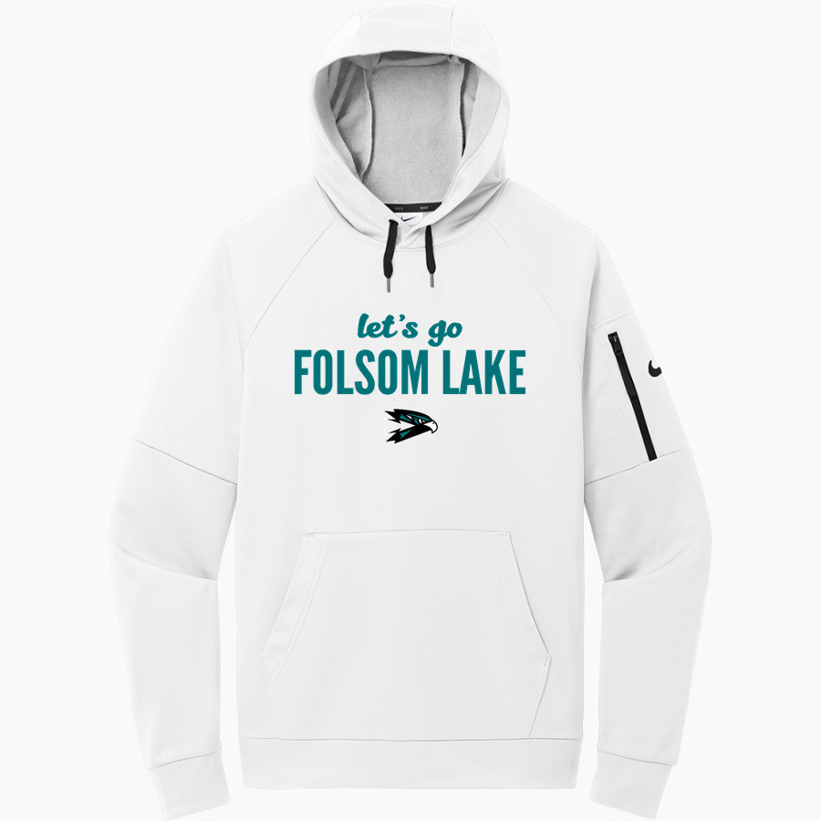 Folsom Lake Falcons Nike Men's Therma-Fit Pocket Pullover Fleece Hoodie