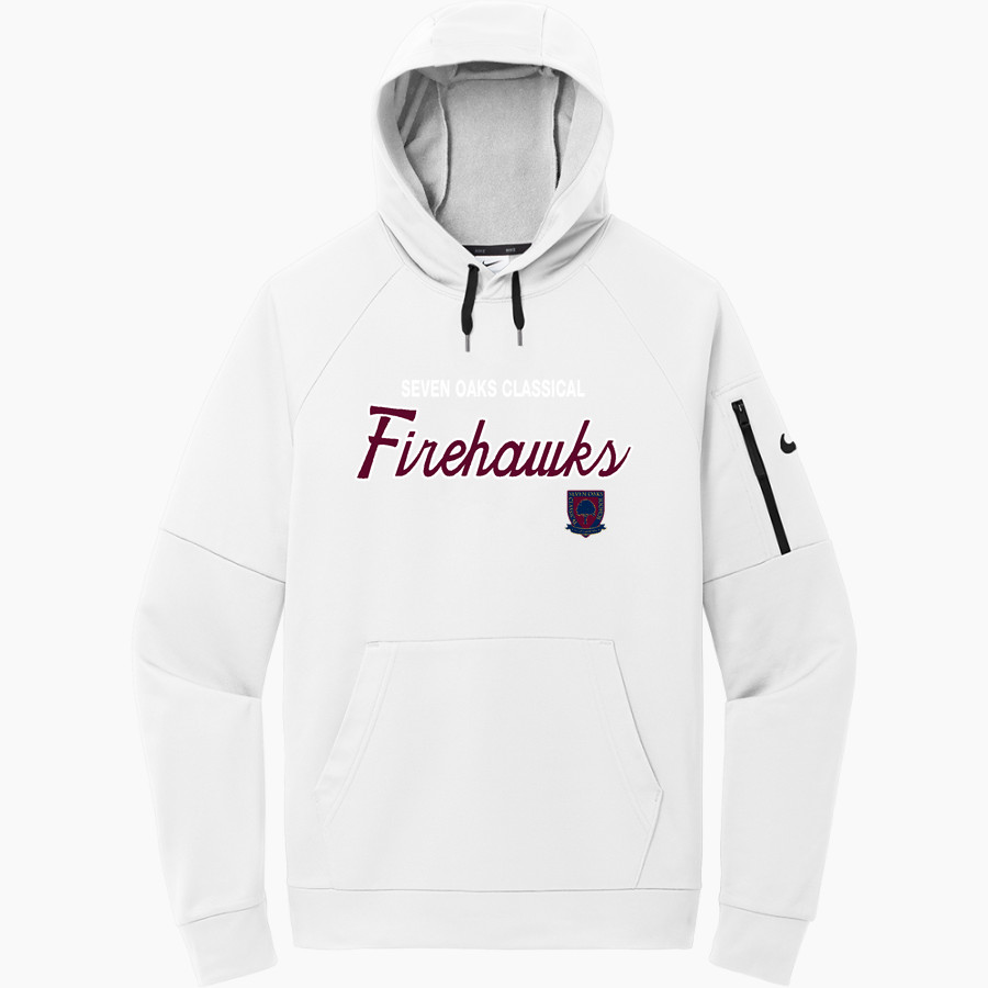 Seven Oaks Classical Firehawks <span class="pdp-name-mascot">Seven Oaks Classical Firehawks</span> Nike Men's Therma-Fit Pocket Pullover Fleece Hoodie