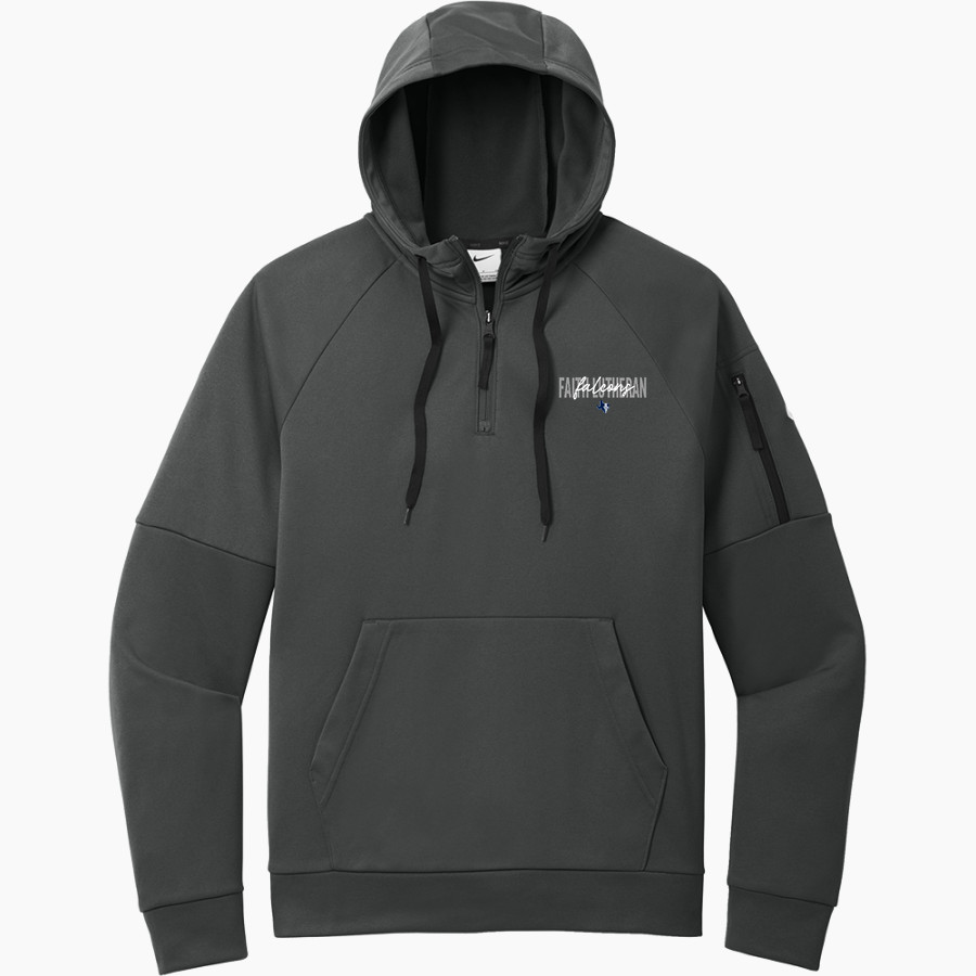 Faith Lutheran Falcons <span class="pdp-name-mascot">Faith Lutheran High School Falcons</span> Nike Men's Therma-FIT Pocket 1/4-Zip Fleece Hoodie