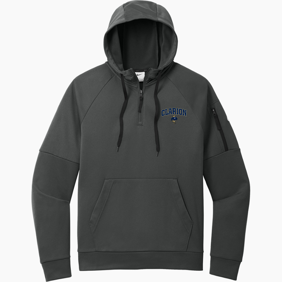 Clarion Golden Eagles <span class="pdp-name-mascot">Clarion - Penn West University Golden Eagles</span> Nike Men's Therma-FIT Pocket 1/4-Zip Fleece Hoodie